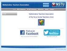 Tablet Screenshot of mta.nstu.ca